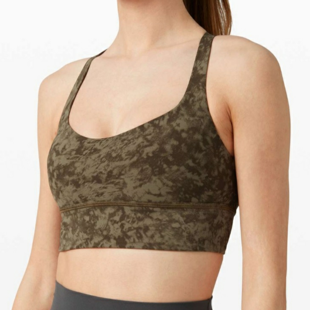 EUC Lululemon Free to be Wild Long line Bra sz 10